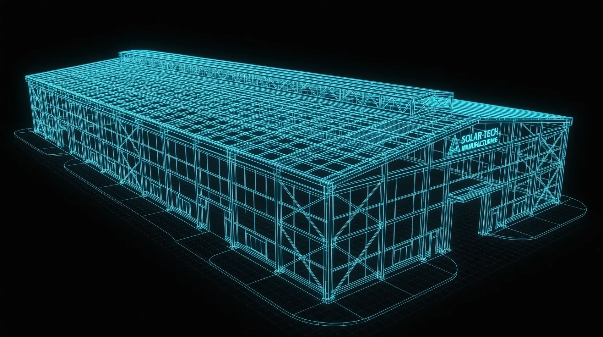 Industrial Steel Buildings structural X-ray