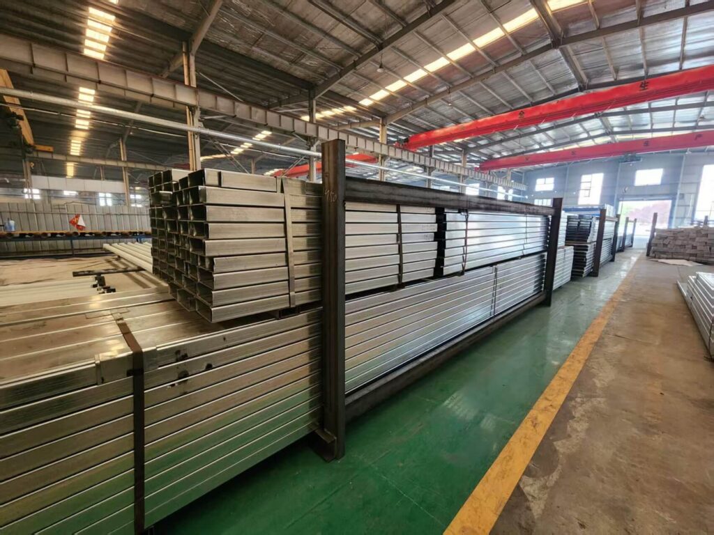 A SynJect steel structure workshop is currently undergoing the dispatch process.