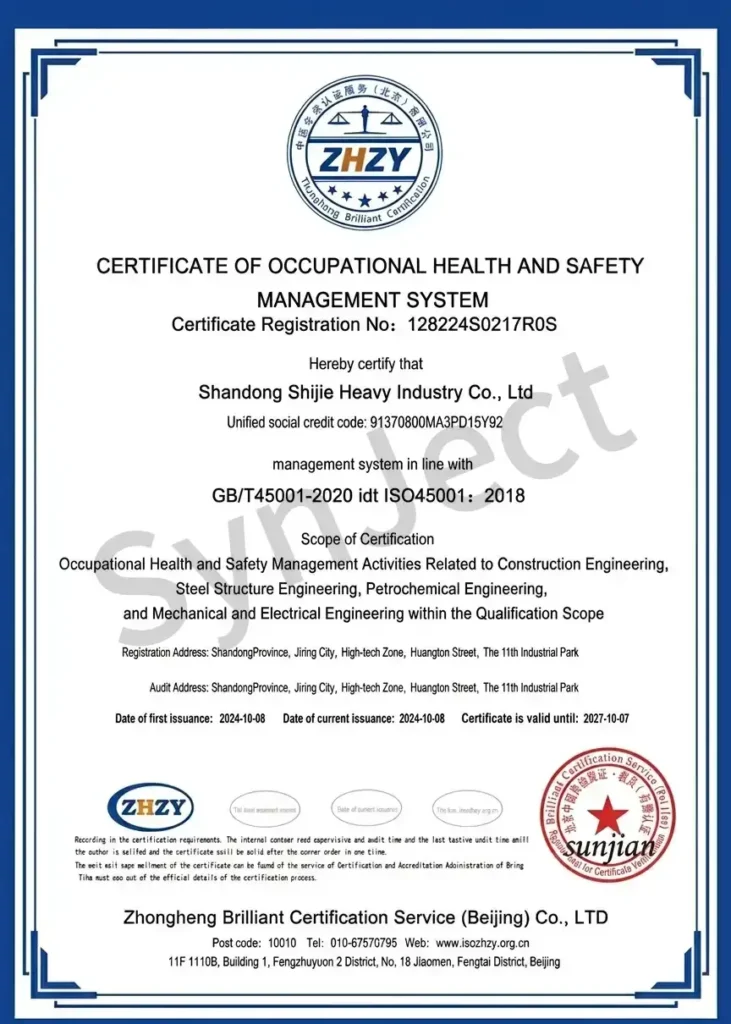 ISO 45001 Occupational Health & Safety Management System