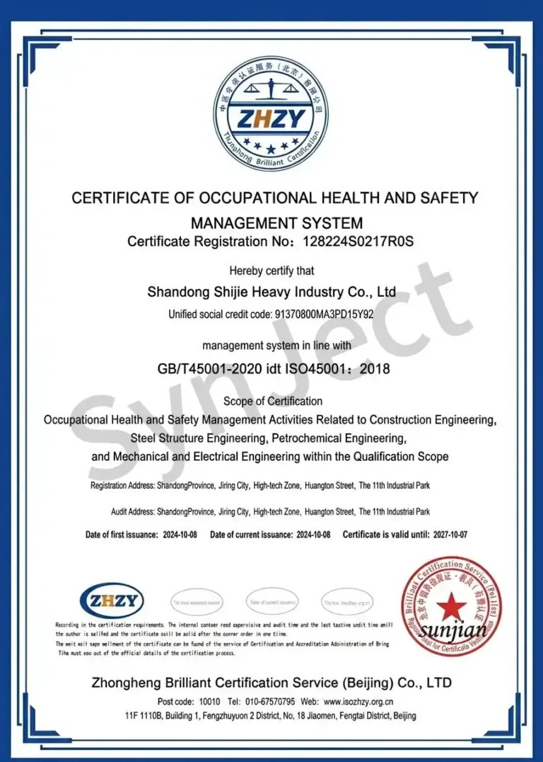 ISO 45001 Occupational Health & Safety Management System