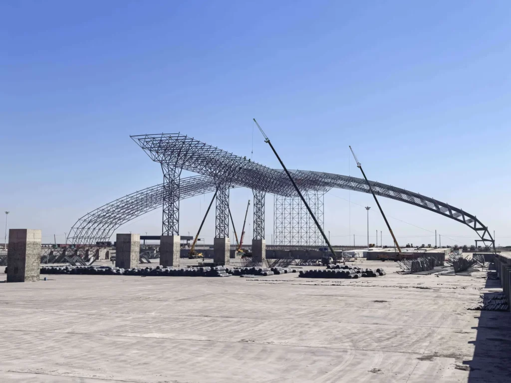 Sub-Zero Mega Span: Four 151m Bolted Space Frame Coal Sheds Conquering Russian Far East Conditions