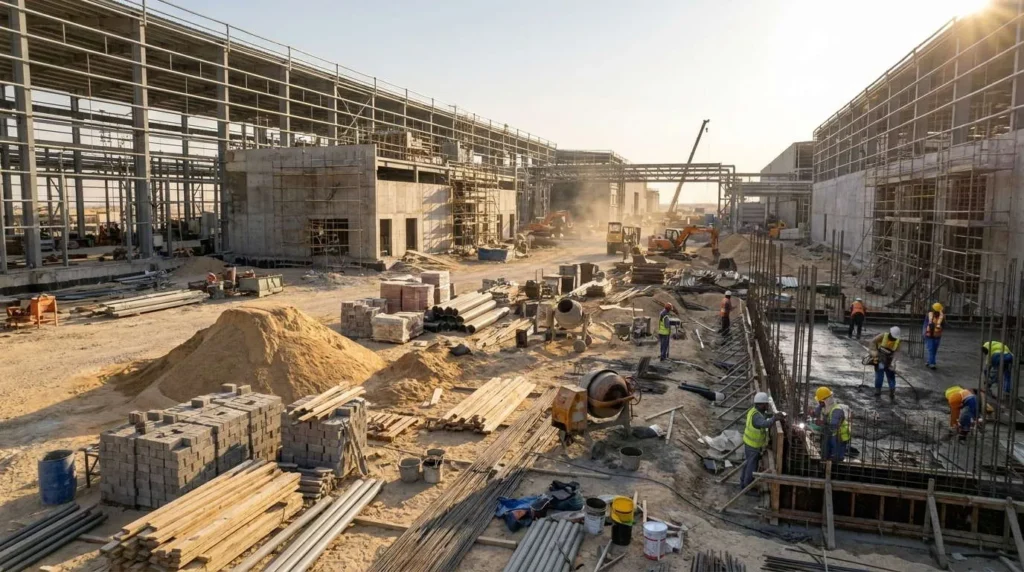 1,200m Ultra-Long Aluminum Smelting Potline Complex in Bahrain: Millimeter-Precision PTA Crane Rail Alignment and Coastal Thermal-Slip Engineering