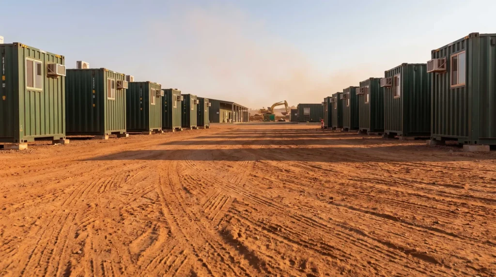 100% Zero-Defect Flat-Pack Container Camp Delivered to Kenya’s Remote Rift Valley Exploration Site