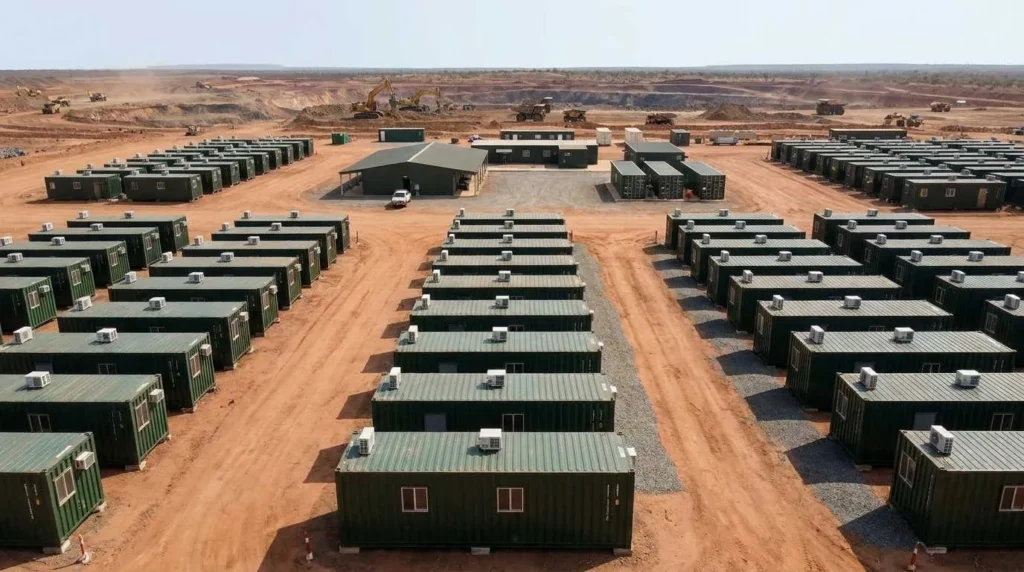 100% Zero-Defect Flat-Pack Container Camp Delivered to Kenya’s Remote Rift Valley Exploration Site