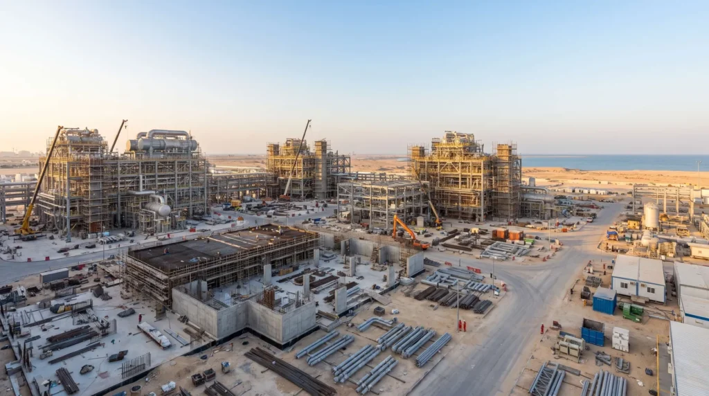 Mega-Scale Structural Steel & Cryogenic Pipe Racks for World-Class LNG Expansion Project in Ras Laffan, Qatar