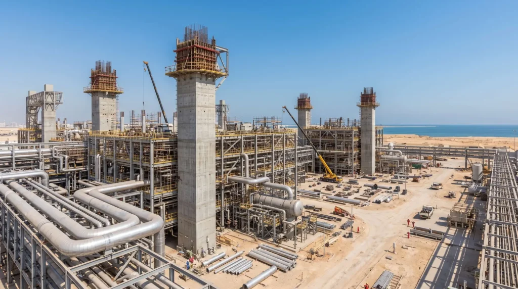 Mega-Scale Structural Steel & Cryogenic Pipe Racks for World-Class LNG Expansion Project in Ras Laffan, Qatar