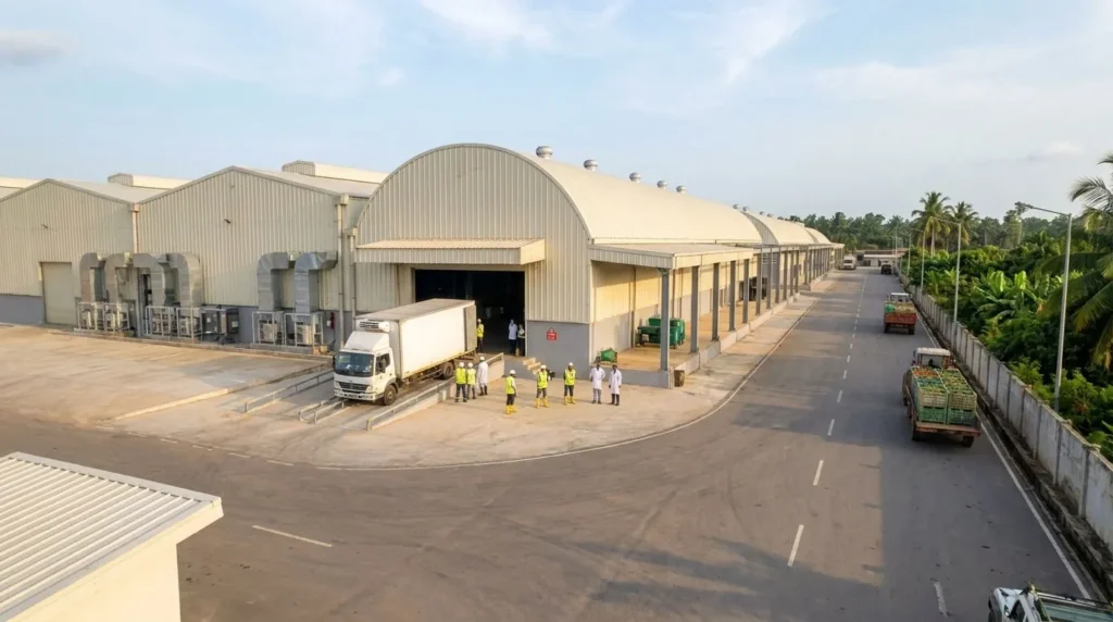 36,000 sqm Climate-Controlled Agro-Processing Complex in Ghana: Thermal-Bridge Isolation, Tropical Storm Proofing, and Fast-Track Turnkey Commissioning