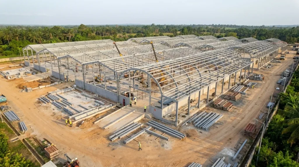 36,000 sqm Climate-Controlled Agro-Processing Complex in Ghana: Thermal-Bridge Isolation, Tropical Storm Proofing, and Fast-Track Turnkey Commissioning