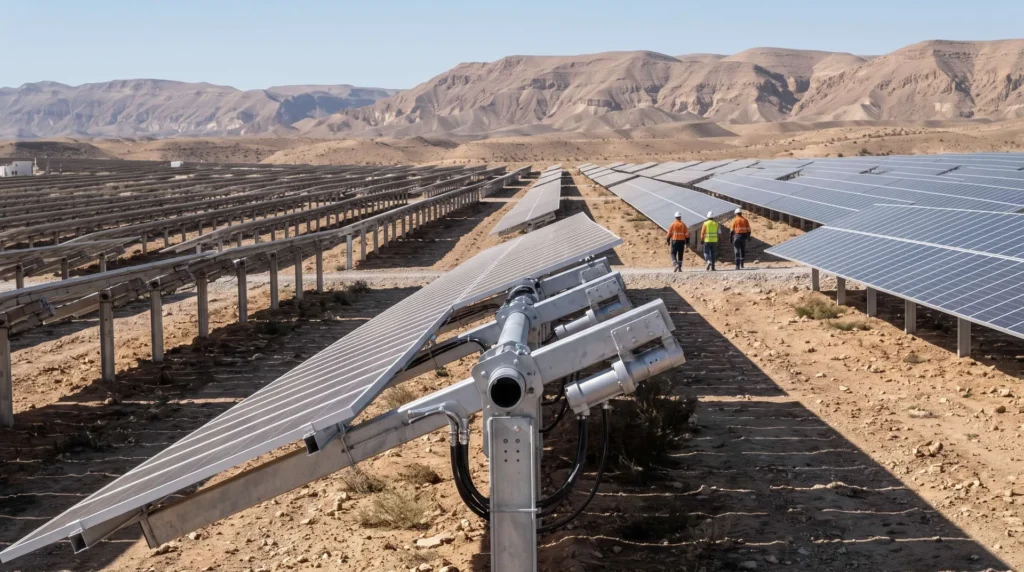 150 MW Utility-Scale Solar Mounting Structures in Israel: Desert Wind Resilience and Zinc-Aluminum-Magnesium Durability
