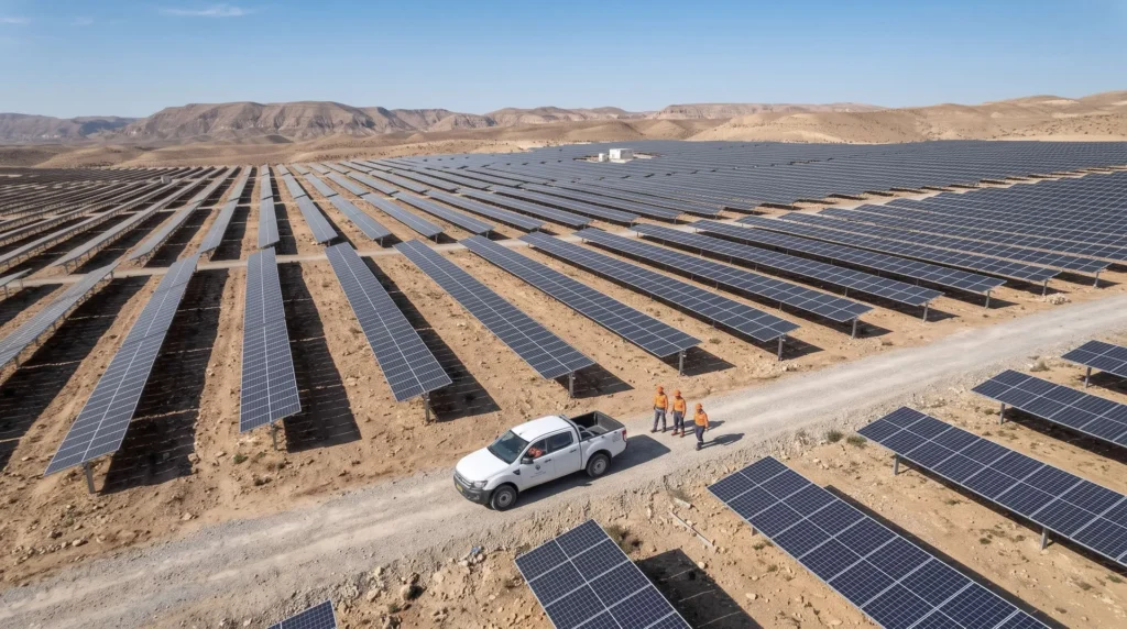 150 MW Utility-Scale Solar Mounting Structures in Israel: Desert Wind Resilience and Zinc-Aluminum-Magnesium Durability