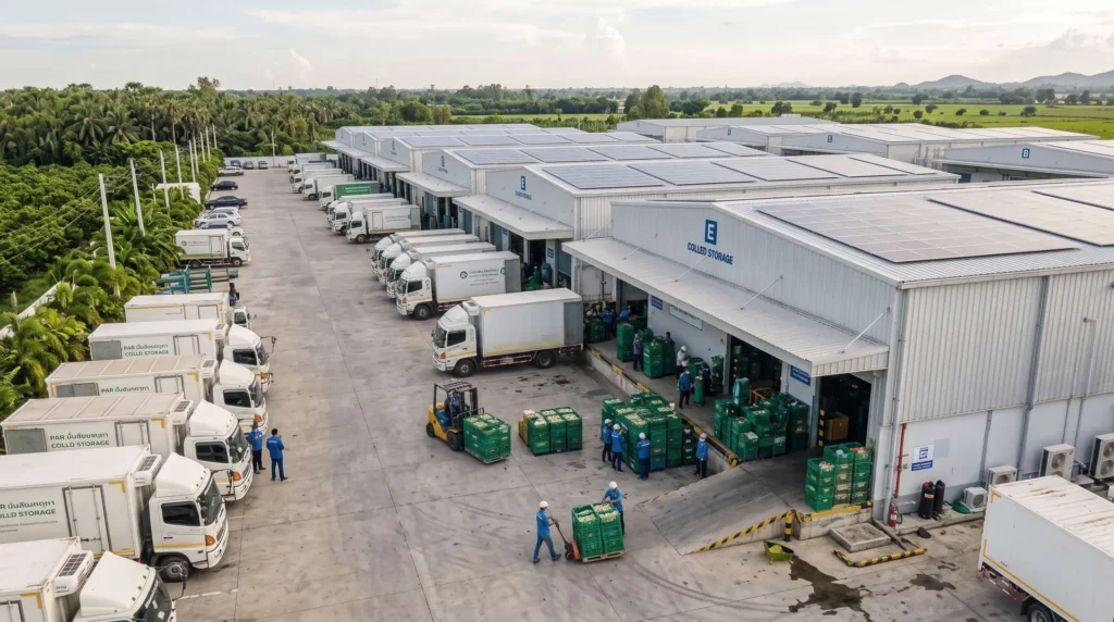 42,000 sqm Modular Agro-Processing Cluster in Thailand: Solar-Integrated Cold Storage and Thermal Efficiency