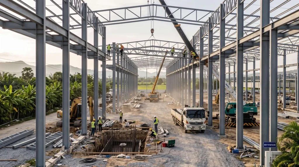 42,000 sqm Modular Agro-Processing Cluster in Thailand: Solar-Integrated Cold Storage and Thermal Efficiency