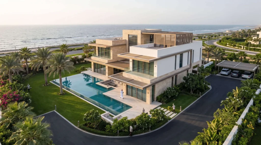 1,450 sqm Bespoke Coastal Prefab Light Steel Villa in Jeddah: Marine C5 Anti-Corrosion, Zero-Thermal-Bridge Comfort, and 60-Day Turnkey Delivery