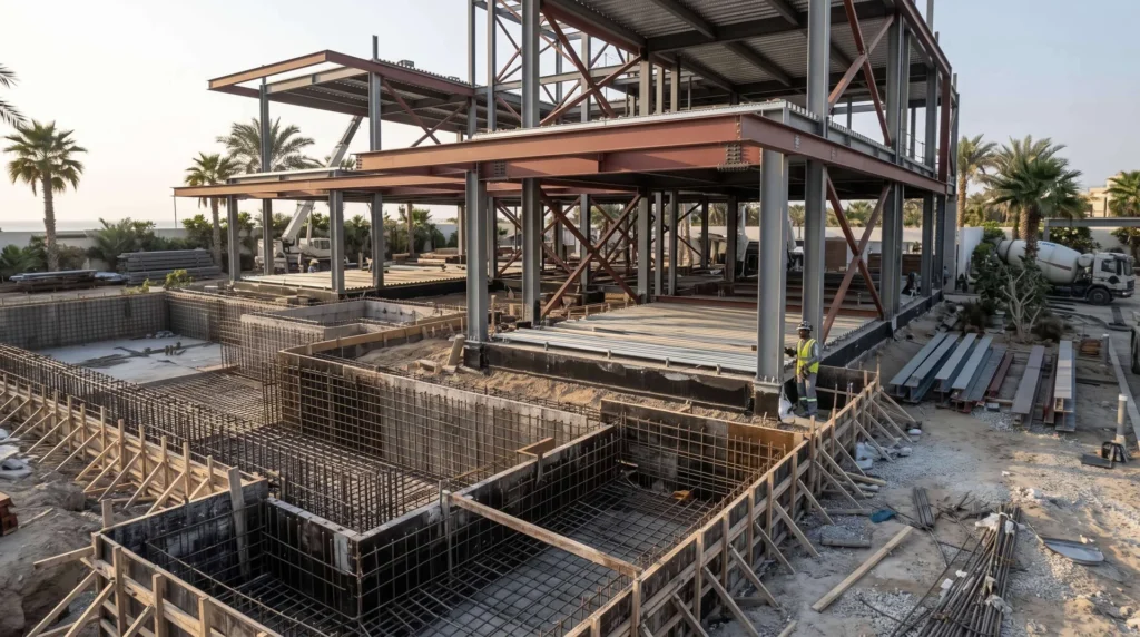 1,450 sqm Bespoke Coastal Prefab Light Steel Villa in Jeddah: Marine C5 Anti-Corrosion, Zero-Thermal-Bridge Comfort, and 60-Day Turnkey Delivery