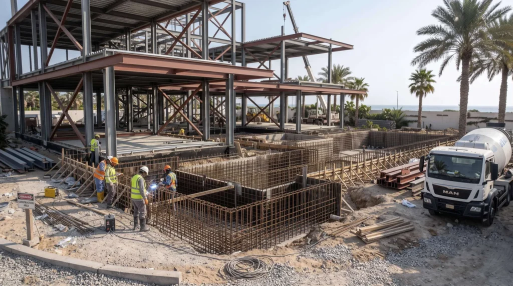1,450 sqm Bespoke Coastal Prefab Light Steel Villa in Jeddah: Marine C5 Anti-Corrosion, Zero-Thermal-Bridge Comfort, and 60-Day Turnkey Delivery
