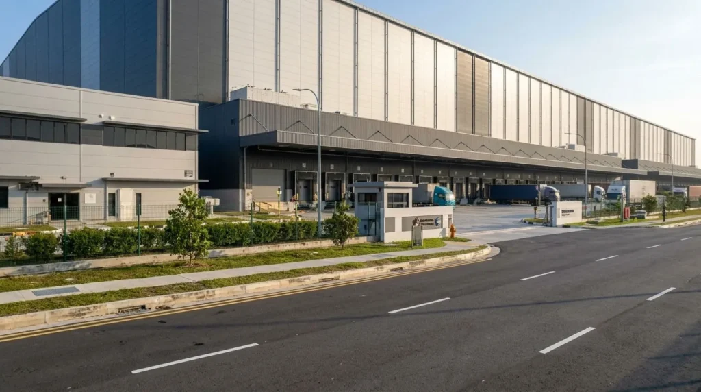 40m Monolithic Rack-Supported ASRS Hub in Singapore: Sub-Millimeter Stacker Rail Plumbness and Fast-Track BCA-Compliant Turnkey Erection
