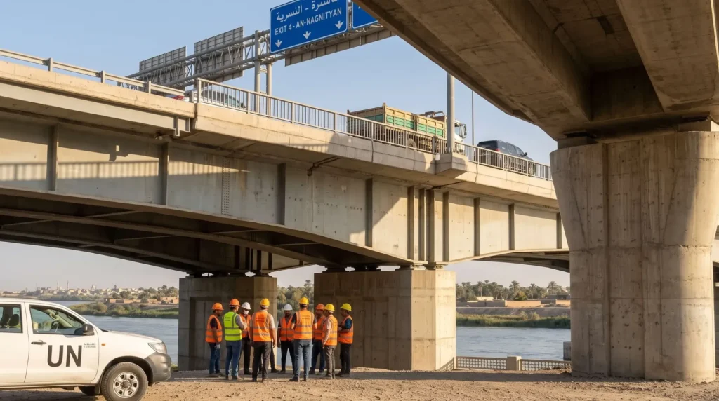 1,280m Continuous Steel Box Girder Highway Bridge in Iraq: Navigating River Currents, Live Traffic, and Sub-Millimeter Splice Precision