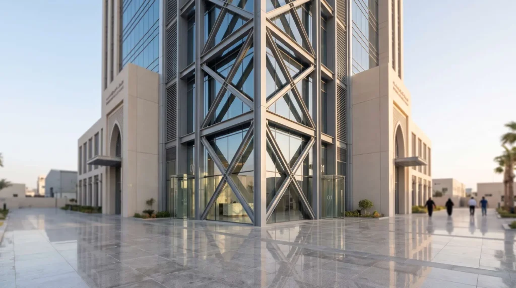 22-Story Commercial High-Rise Steel Core in Dubai: Heat Resilience and Rapid Assembly