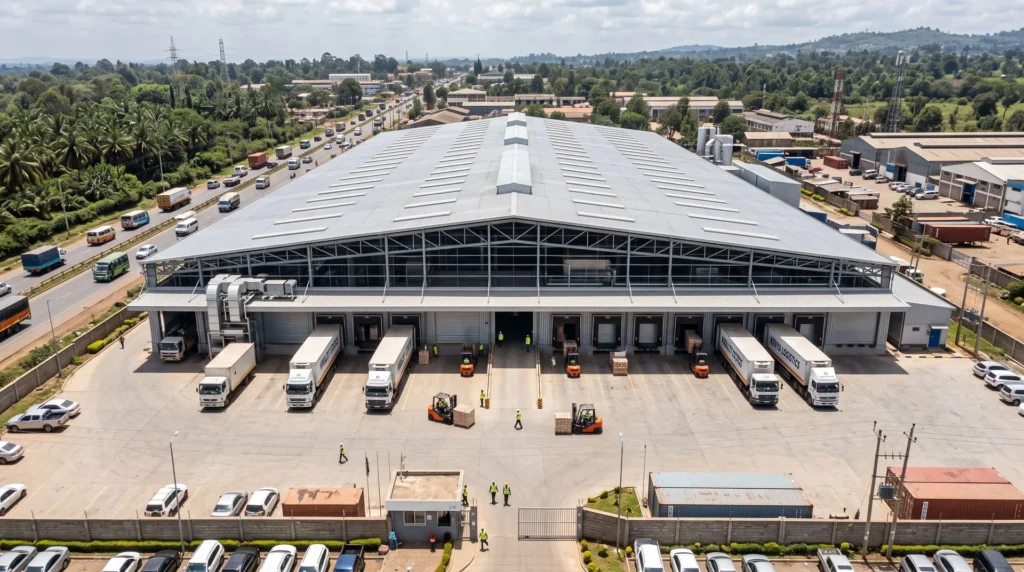 28,000 sqm Climate-Controlled Agricultural Hub in Kenya: Thermal Envelope and Rapid Bolted Erection