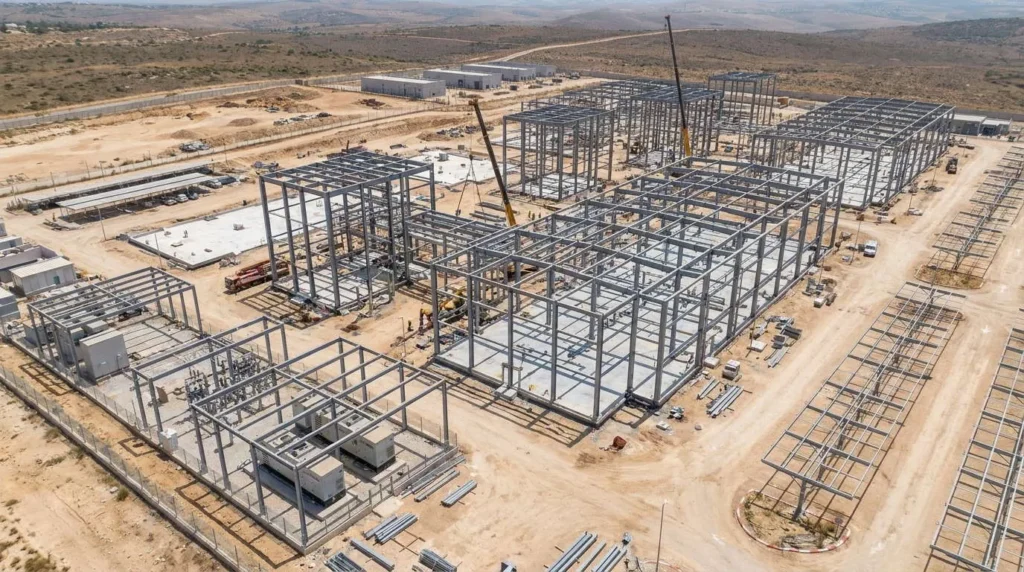65,000 sqm Hyperscale Cloud & AI Data Center in Israel: Heavy Rooftop Chiller Vibration Damping and Accelerated Turnkey Delivery