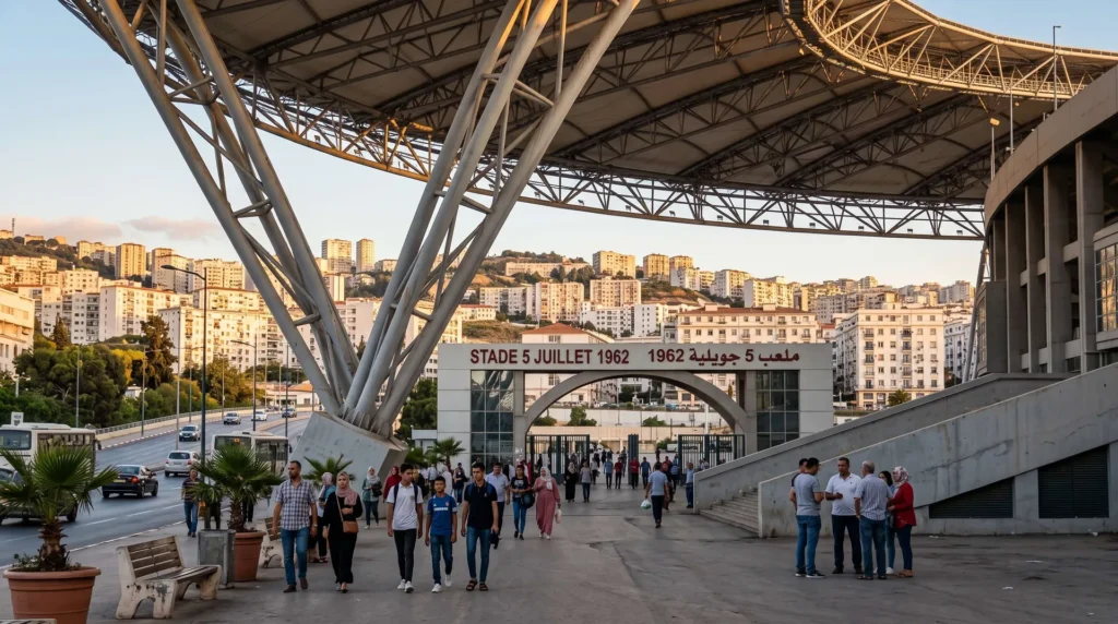 Algeria Stadium Space Frame Roof: 65,000-Seat Mega Span, Seismic Resilience, and Accelerated Delivery
