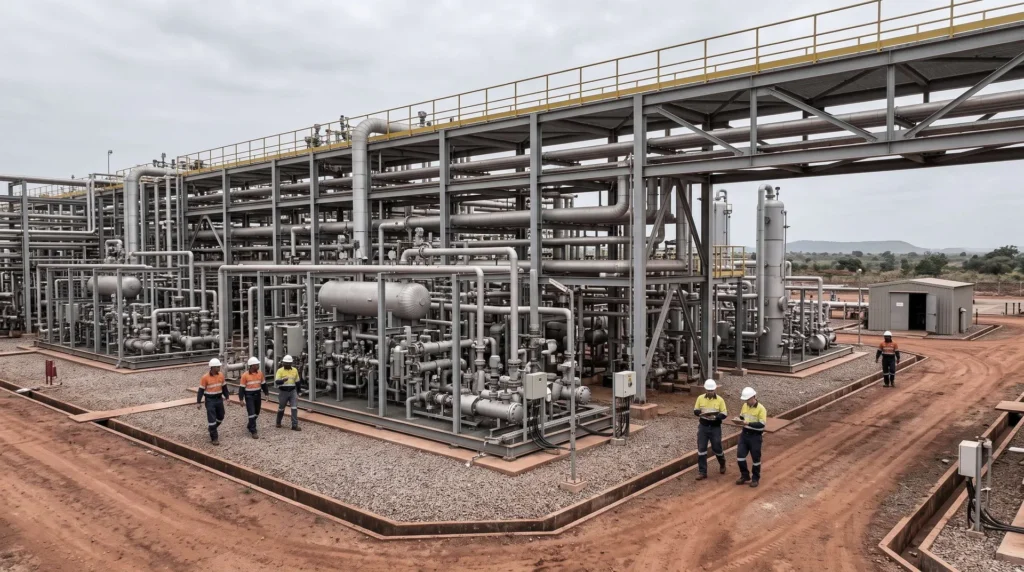 18,000-Ton On-Land Modular Skids in Nigeria: Pre-Fabricated Integration and Field Efficiency