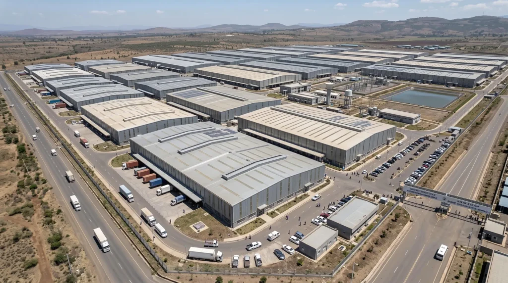 120,000 sqm Textile Industrial Park in Ethiopia: Modular Design and Passive Cooling
