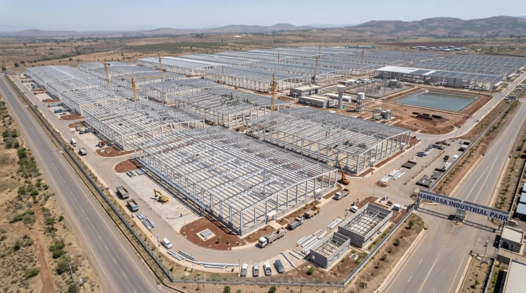 120,000 sqm Textile Industrial Park in Ethiopia: Modular Design and Passive Cooling