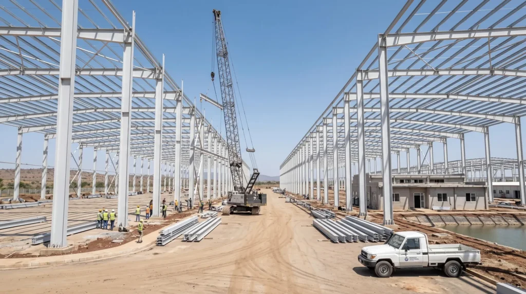 120,000 sqm Textile Industrial Park in Ethiopia: Modular Design and Passive Cooling