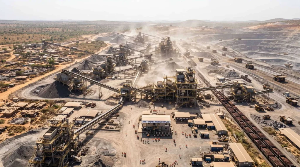 Heavy Cruciform Column Framework for Dynamic-Load Mining Facility in Tanzania