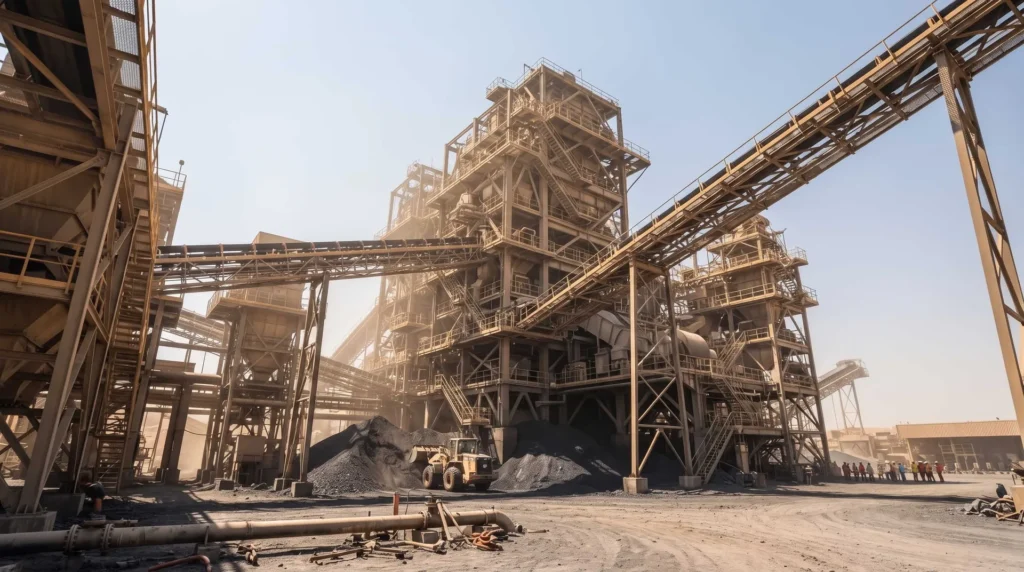 Heavy Cruciform Column Framework for Dynamic-Load Mining Facility in Tanzania