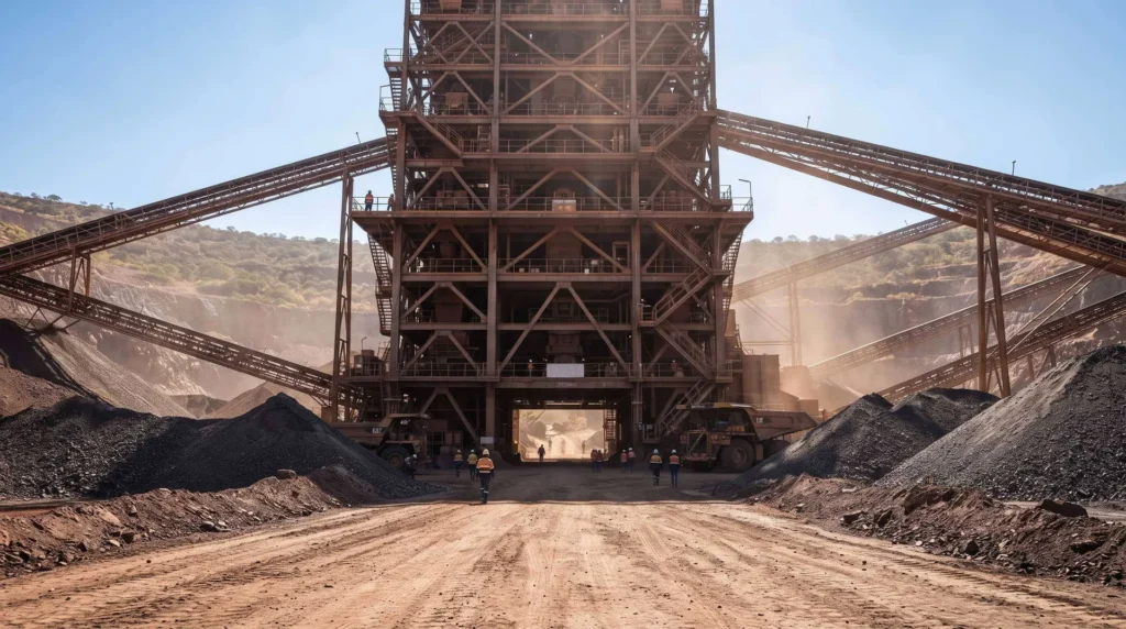 Heavy Cruciform Column Framework for Dynamic-Load Mining Facility in Tanzania