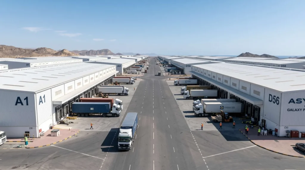 120,000 sqm Typhoon-Resistant Logistics Hub in Oman: Extreme Resilience and Mega-Scale Erection