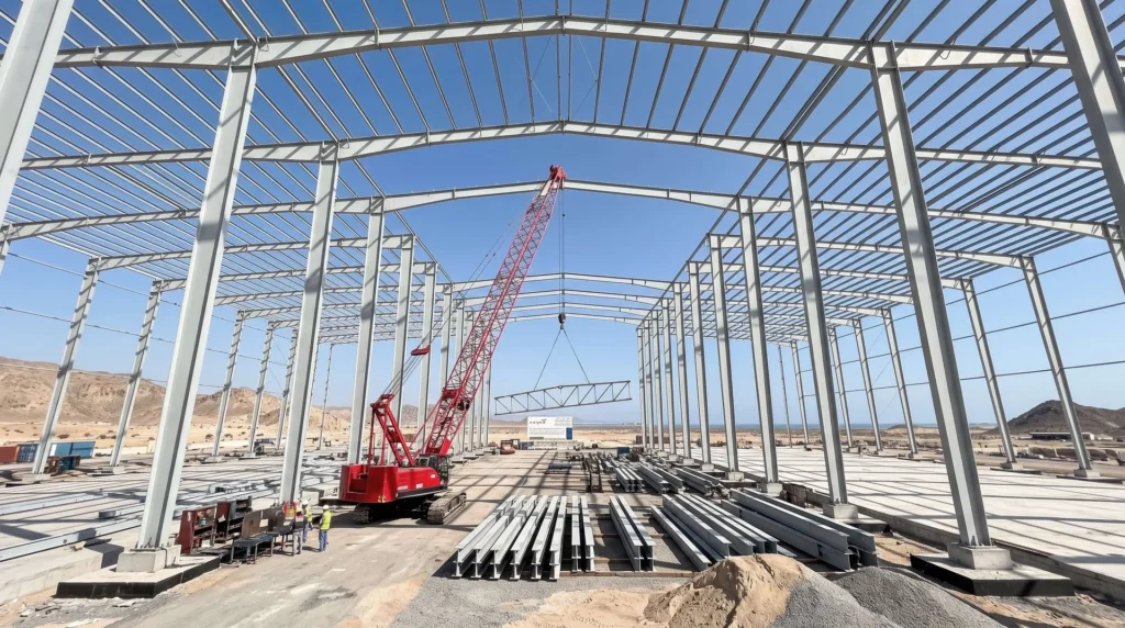 120,000 sqm Typhoon-Resistant Logistics Hub in Oman: Extreme Resilience and Mega-Scale Erection