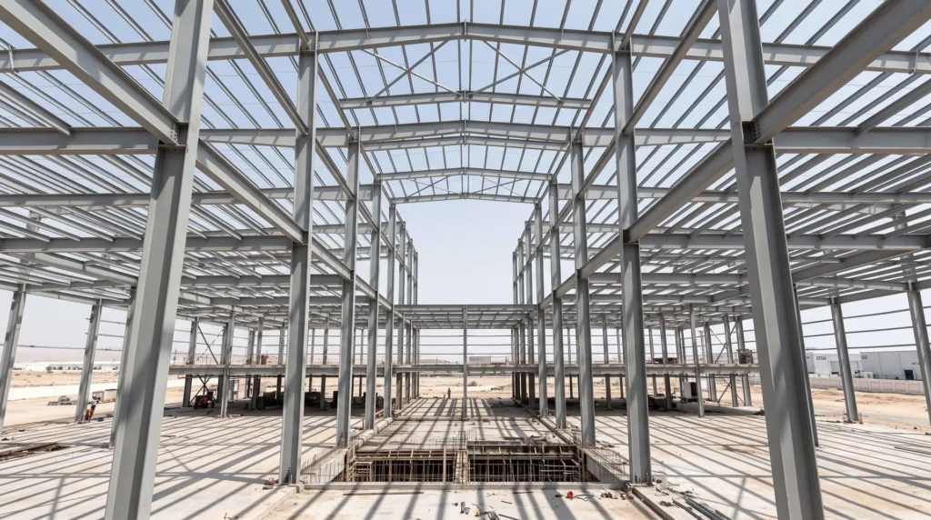 120,000 sqm Typhoon-Resistant Logistics Hub in Oman: Extreme Resilience and Mega-Scale Erection