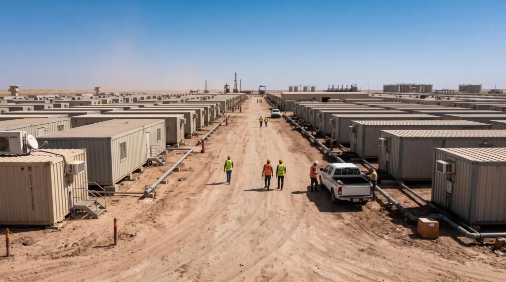 50,000 sqm Vanguard Labor Camp in Iraq: Modular Deployment and Desert Adaptation