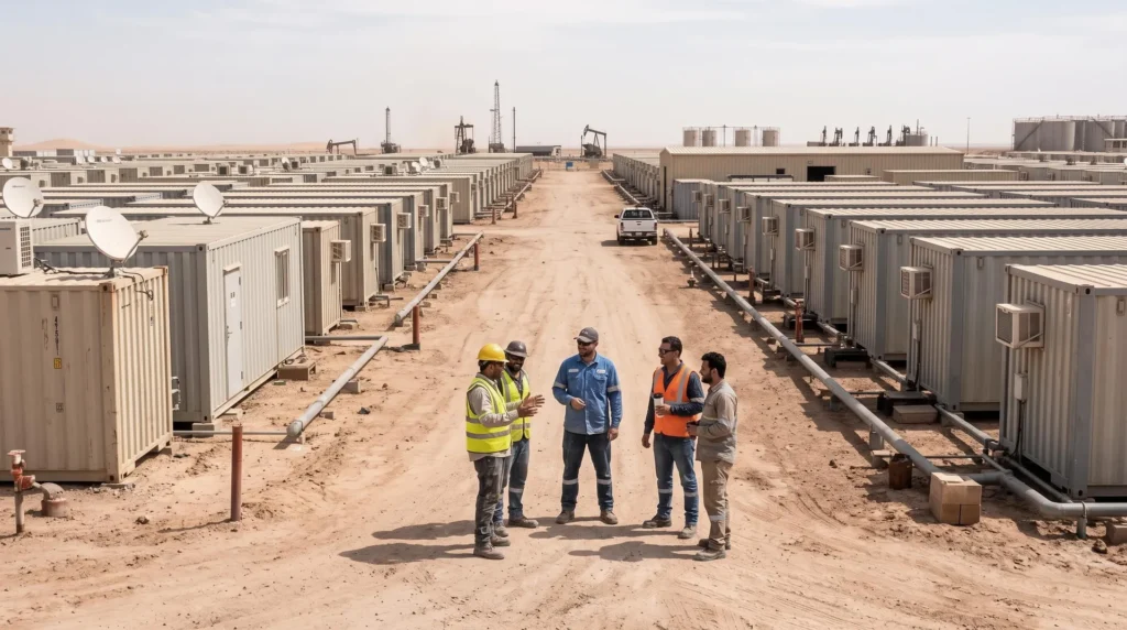 50,000 sqm Vanguard Labor Camp in Iraq: Modular Deployment and Desert Adaptation