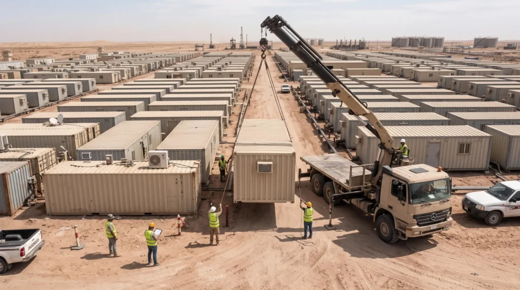 50,000 sqm Vanguard Labor Camp in Iraq: Modular Deployment and Desert Adaptation