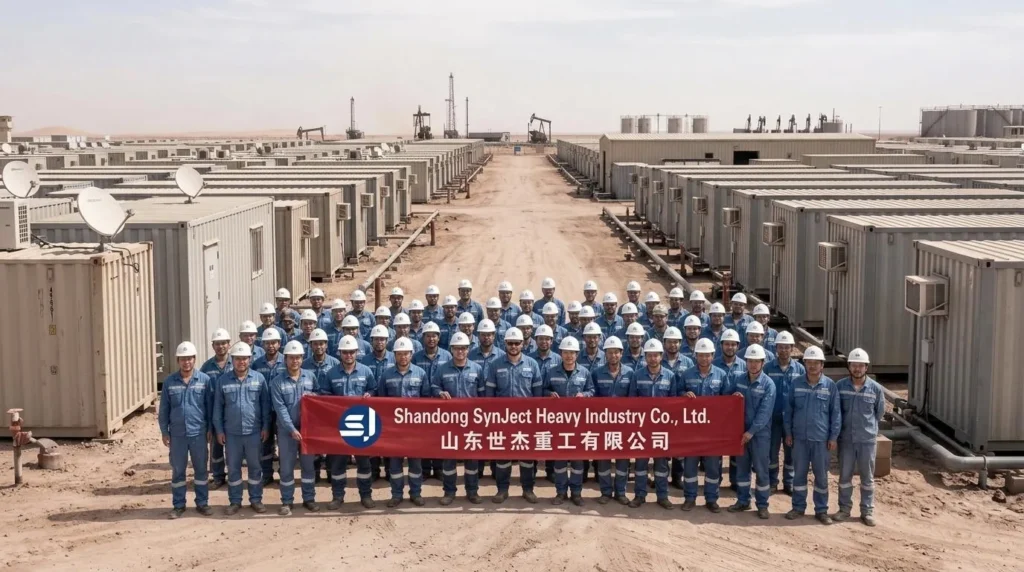 50,000 sqm Vanguard Labor Camp in Iraq: Modular Deployment and Desert Adaptation