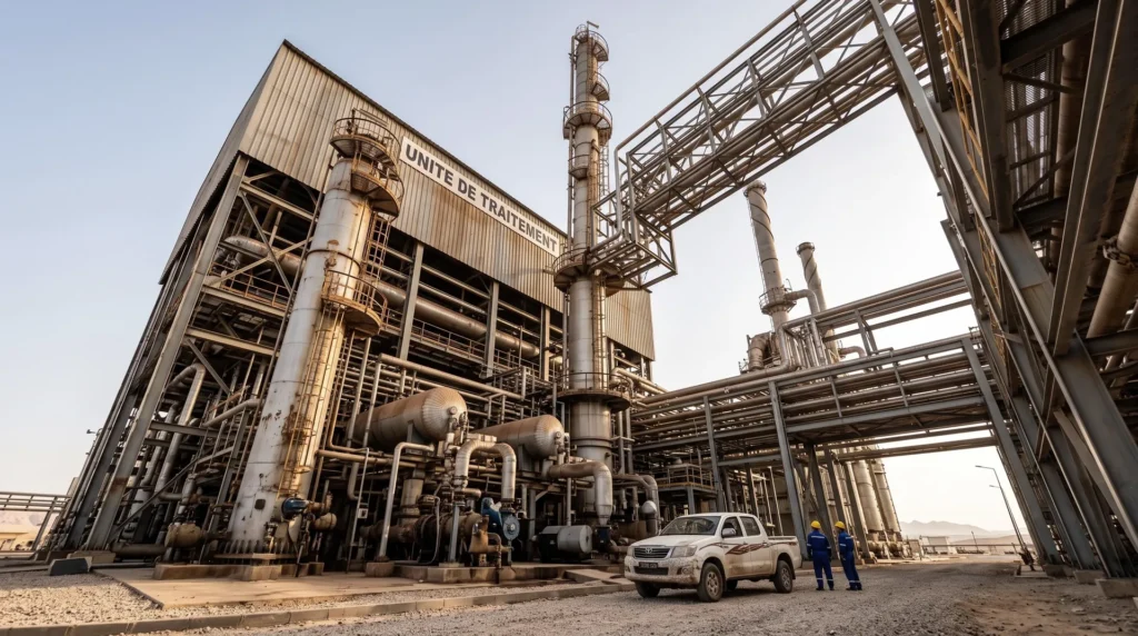 65,000-Ton Oil Refinery and Processing Structures in Algeria: Heavy Load Support and Fire-Resistant Design