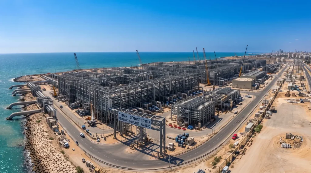 Strict NDT Compliant Heavy Frameworks for Coastal Desalination Plant in Israel