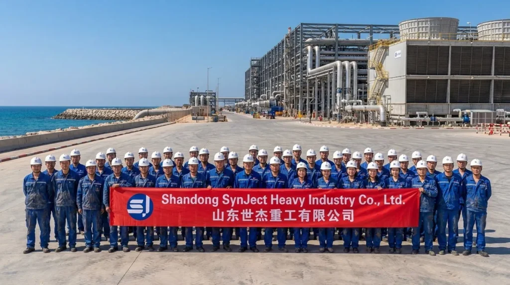 Strict NDT Compliant Heavy Frameworks for Coastal Desalination Plant in Israel