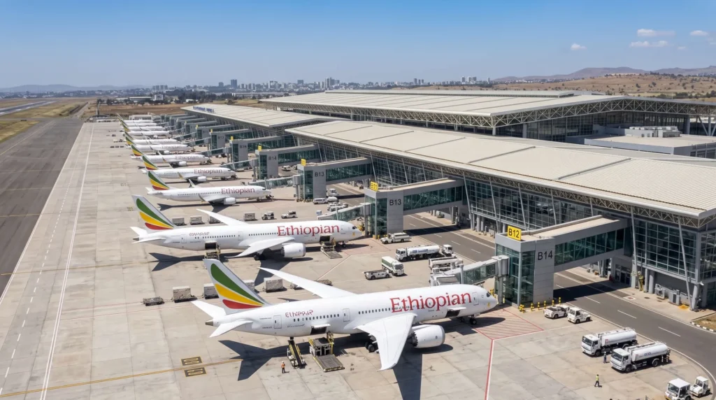 86,000 sqm Modular Structural Steel Roof Canopy: High-Efficiency Terminal Expansion in East Africa