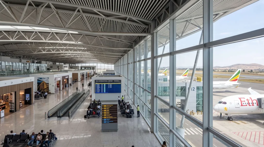 86,000 sqm Modular Structural Steel Roof Canopy: High-Efficiency Terminal Expansion in East Africa