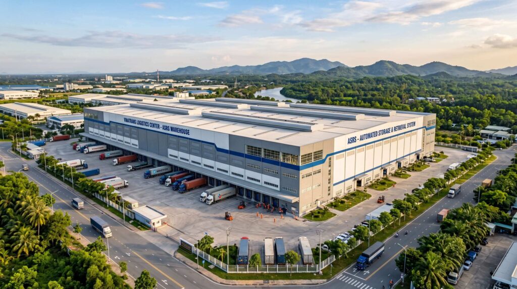 Photographic Showcase of a Completed Steel-Structure Logistics Warehouse Project